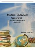 ENG2602 Assignment 3 (675765) - DUE 13 August Semester 2