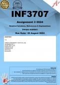 INF3707 Assignment 3 (COMPLETE ANSWERS) 2024 (620712) - DUE 2 August 2024