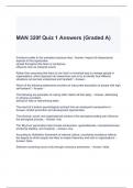 MAN 320f Quiz 1 Answers (Graded A)