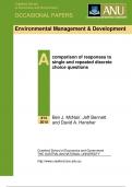 Environmental Management & Development 