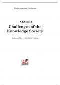 Challenges of the  Knowledge Society