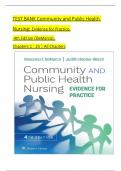 TEST BANK - DeMarco & Walsh, Community and Public Health Nursing: Evidence for Practice 4th Edition, Verified Chapters 1 - 25, Complete Newest Version