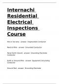 Internachi Residential Electrical Inspections Course