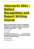 Internachi Ohio - Defect Recognition and Report Writing Course.