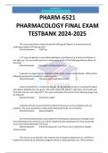 PHARM-6521 PHARMACOLOGY FINAL EXAM TESTBANK 2024-2025.pdf