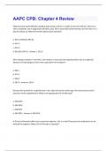 AAPC CPB: Chapter 4 Review Questions and Answers New (2024/2025) Solved 100% Correct