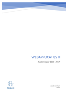 Volledige samenvatting Webapplicaties II