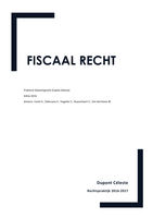 Fiscaal Recht