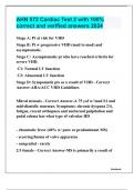 AHN 572 Cardiac Test 2 with 100% correct and verified answers 2024