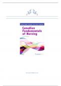 Test Bank for Canadian Fundamentals of Nursing, 6th Edition| Test Bank for Canadian Fundamentals of Nursing 6th Edition by Potter > all chapters 1-48 (questions & answers) A+ guide.