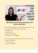 ACE Health Coach Practice Questions/ 604 Terms/ 2024-2025.  ent involves creating a sense of autonomy, competence, and relatedness to life? a. The ability to enjoy b. The ability to choose c. The ability to keep developing d. The ability to see meaning - 