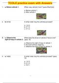 TCOLE practice exam with Answers