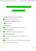 (UDAP) Understanding Developmentally Appropriate Practices 2024 Questions and Answers 2024 / 2025 (Verified Answers by Expert)