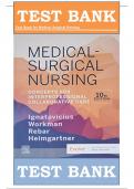 TEST BANK For Medical Surgical Nursing 10th Edition by Donna D. Ignatavicius , ISBN: 9780323612425 |ALL CHAPTERS AVAILABLE||COMPLETE GUIDE A+|