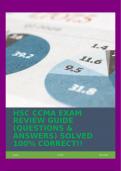 HSC CCMA EXAM REVIEW GUIDE (QUESTIONS & ANSWERS) SOLVED 100% CORRECT!!