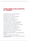 SCRIBE AMERICA FINAL EXAM WITH ALL ANSWERS