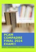 PCAM COMPADRE FINAL 2024 EXAM!!