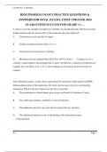 HESI PHARMACOLOGY PRACTICE QUESTIONS & ANSWERS FOR FINAL EXAM LATEST UPDATED 2024 GUARANTEED SUCCESS FOR GRADE A+…