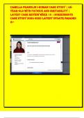 CAMILLA FRANKLIN I-HUMAN CASE STUDY | 48-YEAR-OLD WITH FATIGUE AND IRRITABILITY | LATEST CASE REVIEW WEEK 10 | SCREENSHOTS  CASE STUDY 2024-2025 LATEST UPDATE/graded a+