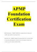 APMP Foundation Certification Exam