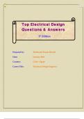 Top Electrical Design  Questions & Answers