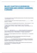 MILADY CHAPTER 22 WORKBOOK QUESTIONS AND CORRECT ANSWERS A GRADED