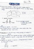 CAPACITOR CLASS 12TH COMPLETE HANDWRITTEN NOTES FOR NEET AND JEE