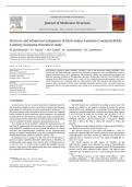 Structure and vibrational assignment of bis(4-amino-3-penten-2-onato)nickel(II). A density functional theoretical study