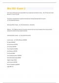 Bio 253 -Exam 2  Questions And Answers With 100% Correct Answers