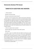 SEMIOTICS IN QUESTIONS AND ANSWERS