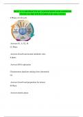 BIOL 111 LAB PRACTICAL 2 QUESTIONS AND ANSWERS STUDY GUIDE WITH COMPLETE SOLUTION//