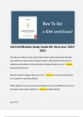 GA4 Certification Study Guide 60+ Qs & Ans/ 2024-2025