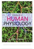 Test Bank for Principles of Human Physiology, 6th Edition (Stanfield, 2016), All Chapters