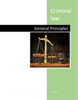 General principles of Criminal law study notes