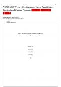 Package Deal For NRNP 6568 Synthesis In Advanced Nursing Practice Care Of Patients In Family Care Settings EXAMS GUARANTEED SUCCESS!!!