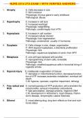 NURS 5315 UTA EXAM 1 WITH VERIFIED ANSWERS