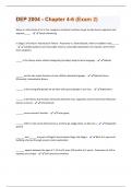 DEP 2004 - Chapter 4-6 (Exam 2) Questions and answers