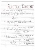 ELECTRIC CURRENT 