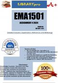 EMA1501 Assignment 4 Full Solutions 2024