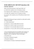 NURS 1000 EXAM 1 REVIEW Questions with Correct Answers.