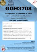 GGH3708 Assignment 3 (COMPLETE ANSWERS) Semester 2 2024 (591654) - DUE 30 August 2024