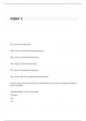 FDNY 1 Exam Questions and Answers