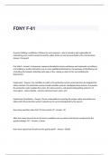 FDNY F-01 Exam Questions and Answers