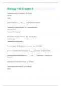 Biology 103 Chapter 3 Questions And Answers Graded A+