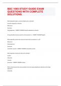 BSC 1005 STUDY GUIDE EXAM QUESTIONS WITH COMPLETE SOLUTIONS.