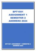 BPT1501 ASSIGNMENT 1 SEMESTER 2 ANSWERS 2024