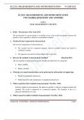 EC2351 MEASUREMENTS AND INSTRUMENTATION