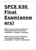 SPCE 630 Final Exam(answers)