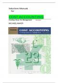 Solutions  Manual for COST ACCOUNTING: Creating Value for Management Fifth Edition  2024 ||MICHAEL MAHER||ALL NEW