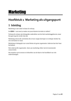 Samenvatting Inleiding Marketing